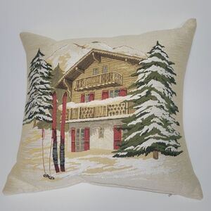Hines Of Oxford Chalet Ski Cushion The Alpine Chalet Pillow